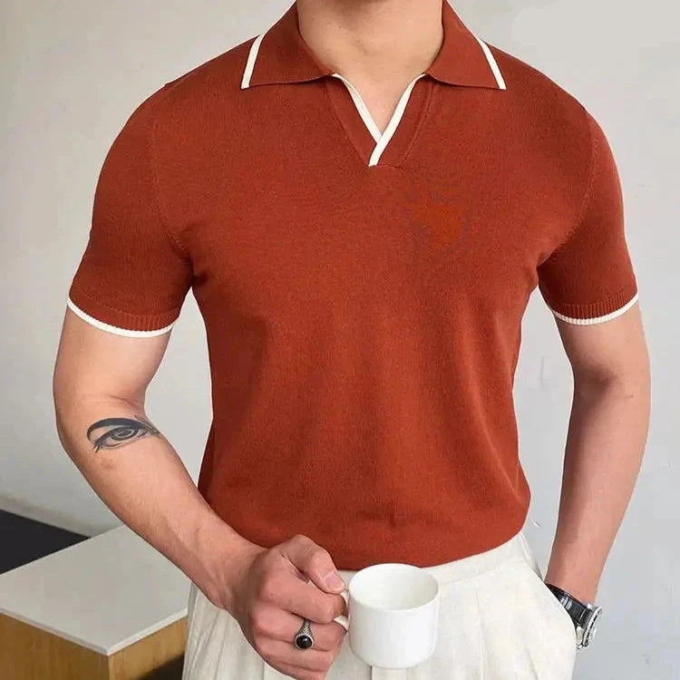 Teodoro Lined Polo Shirt