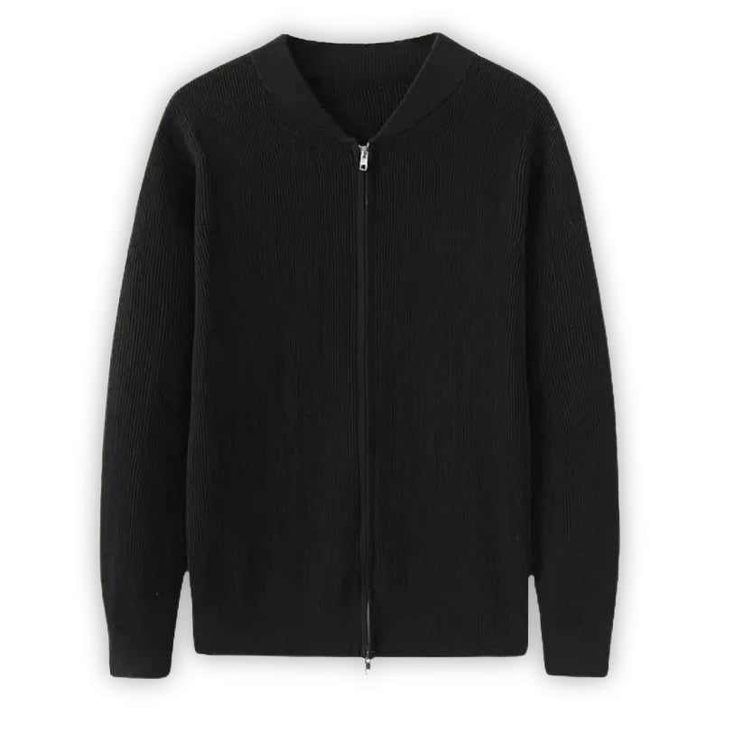 Portifino Ribbed Zip Up Sweater