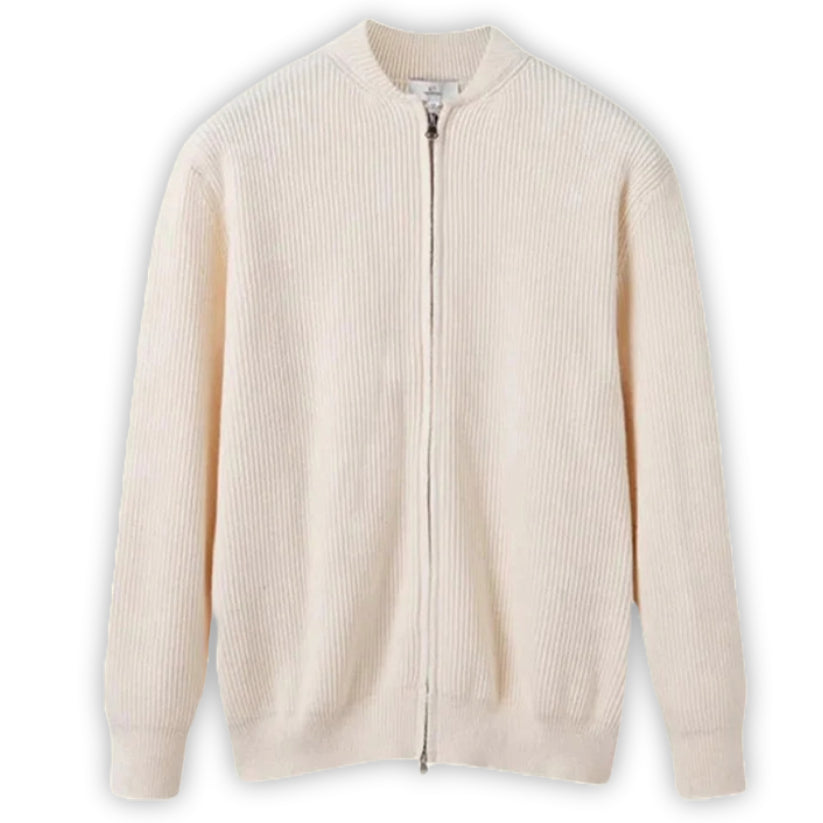 Portifino Ribbed Zip Up Sweater